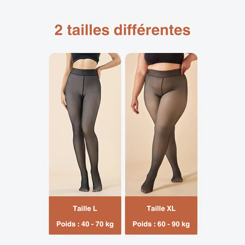 Collants polaires - Effet transparent